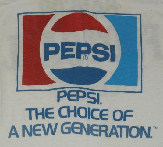 Vintage 80’s Pepsi Generation Bangor Maine Football T-Shirt