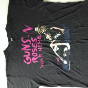 1987 "Guns N Roses Was Here"T-shirt