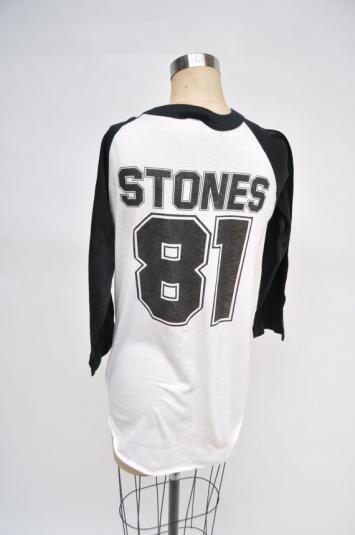 ROLLING STONES rock shirt 1981