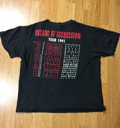 Slayer Decade of Aggression Tour T-Shirt