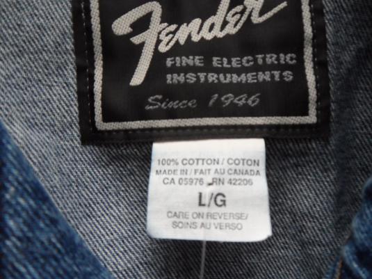 Fender 50th anniversary denim jacket