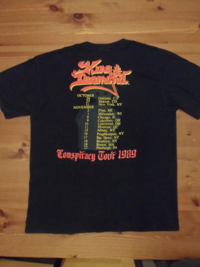 King Diamond Conspiracy tour 1989