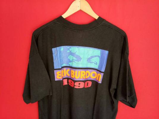 vintage Eric Burdon the animal rock band 1990 rare t shirt