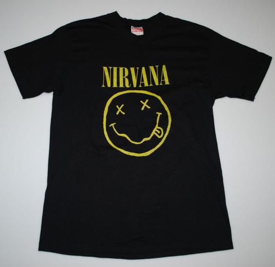 Nirvana Smiley 1992 Promo Hanes
