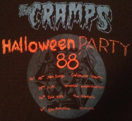 The Cramps Halloween ’88 Tour Shirt