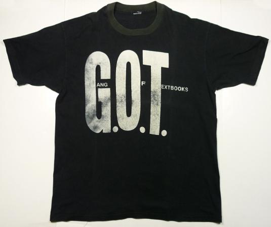90'S GANG OF TEXTBOOKS UNDERGROUND HIP HOP RAP T-SHIRT