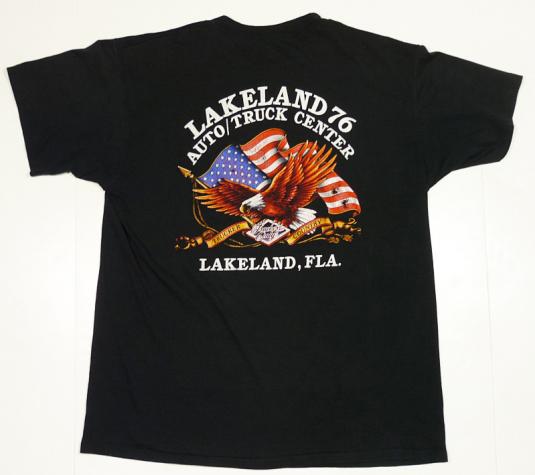 3D EMBLEM TRUCKERS ONLY FOREVER FREE EAGLE T-SHIRT