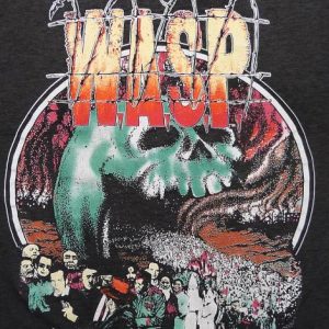 W.A.S.P. WASP 89 AND HEADLESS ROCK METAL THIN T-SHIRT L