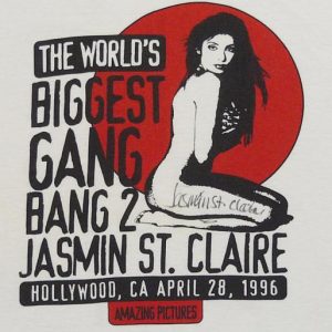 THE WORLD'S BIGGEST GANGBANG 2 JASMIN ST CLAIRE XXX T-SHIRT