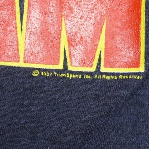 VINTAGE 80'S BAM BAM BIGELOW WWF PRO WRESTLING T-SHIRT M