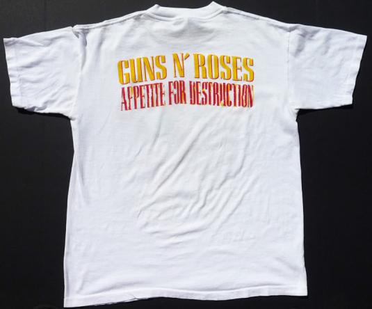 VINTAGE 1988 GUNS N’ ROSES APPETITE FOR DESTRUCTION T-SHIRT