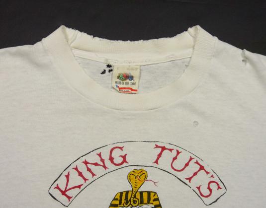 VINTAGE 80s KING TUT'S WAH WAH HUT NYC PUNK ROCK BAR T-SHIRT | Defunkd
