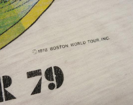 VINTAGE BOSTON WORLD TOUR 79 UFO T-SHIRT