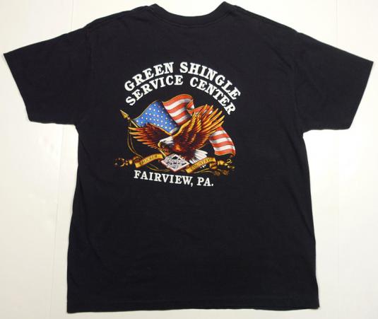 3D EMBLEM TRUCKERS ONLY WILD & FREE EAGLE T-SHIRT M