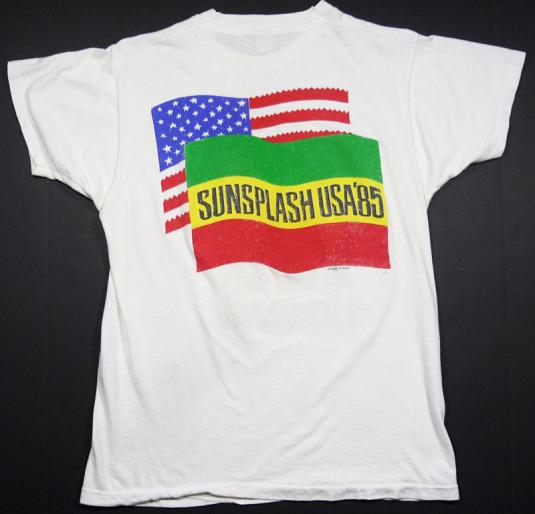 VINTAGE 1985 SUNSPLASH REGGAE USA CONCERT T-SHIRT
