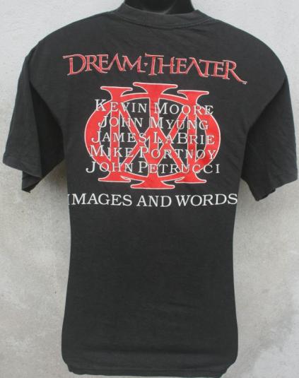 Vintage T-Shirt Dream Theater 1992 Album Images and Words. | Defunkd