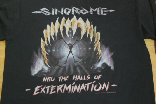 Vintage T-Shirt Long Sleeve Heavy Metal Sindrome Demo