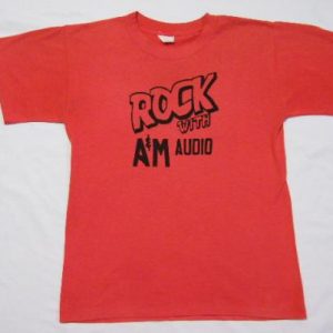 Vintage 1980's ROCK With A&M Audio Recording T-Shirt