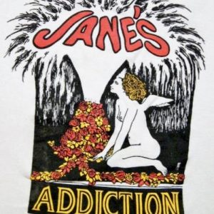 Vintage 90's Jane's Addiction XXX Records Rock Tour T-Shirt
