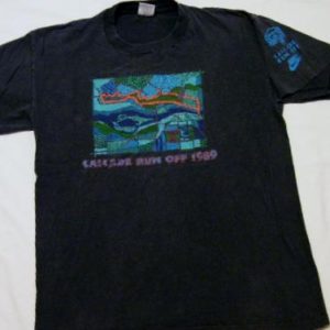 Vintage 1989 Nike Cascade Run Off Running Race T-Shirt