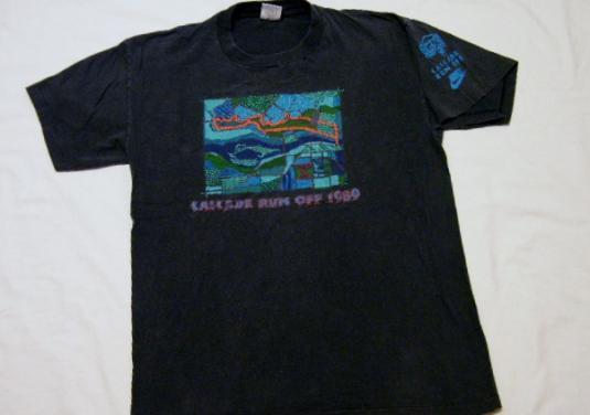 Vintage 1989 Nike Cascade Run Off Running Race T-Shirt