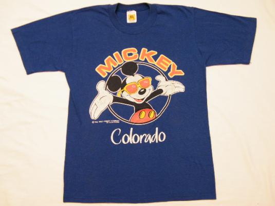 Vintage 1980’s Mickey Mouse in Sunglasses Colorado T-Shirt