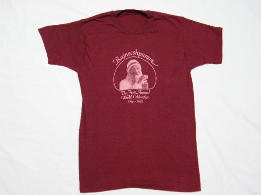Vintage 1982 Bhagwan Rajneeshpuram 1st Celebration T-Shirt