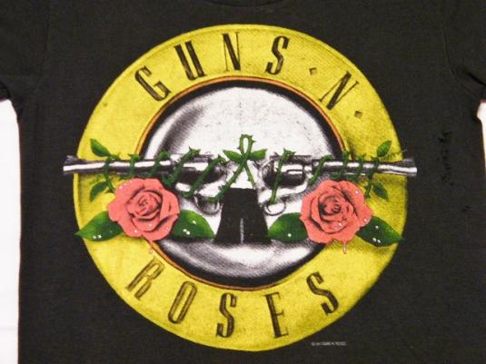 Vintage 1987 Guns N’ Roses Was Here Rock Tour T Shirt