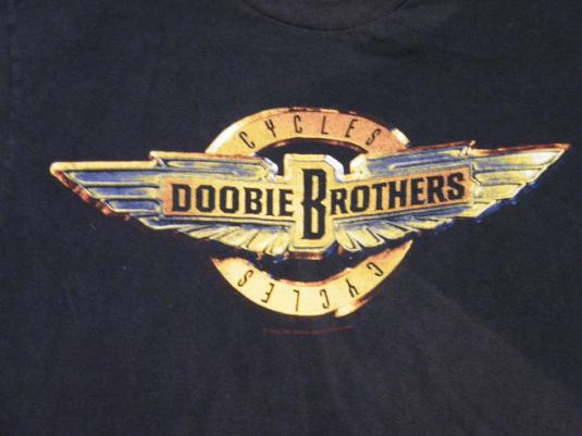 Vintage 1989 Doobie Brothers Cycles Concert Tour T-Shirt