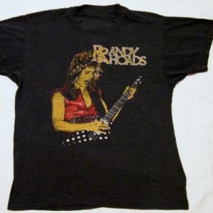 Vintage 80's Ozzy Osbourne Randy Rhoads Rock Album T-Shirt