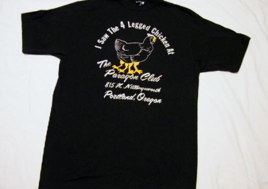 Vintage 80’s 4 Legged Chicken Paragon Club Dive Bar T-Shirt