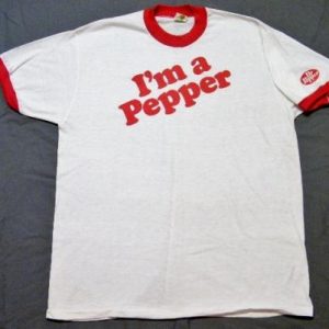 Vintage 80's I'm A Pepper Dr. Pepper Soda Pop T-Shirt