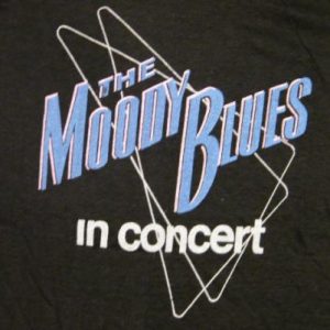 Vintage 70's The Moody Blues In Concert Octave Tour T-Shirt