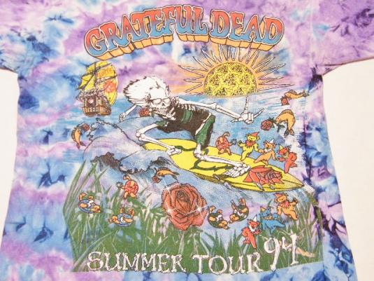 Vintage 1994 Grateful Dead Summer Tour Rock Concert T-Shrit | Defunkd