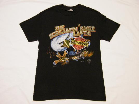 Vintage 80’s Harley Davidson Screamin Eagle Lands T-Shirt
