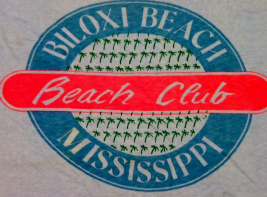 Vintage 80’s Mississippi Biloxi Beach Club T-Shirt