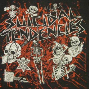 Vintage 80's Suicidal Tendencies Punk Rock Skater T-Shirt