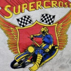 Vintage 1980 Supercross MX Motorcycle Racing T-Shirt