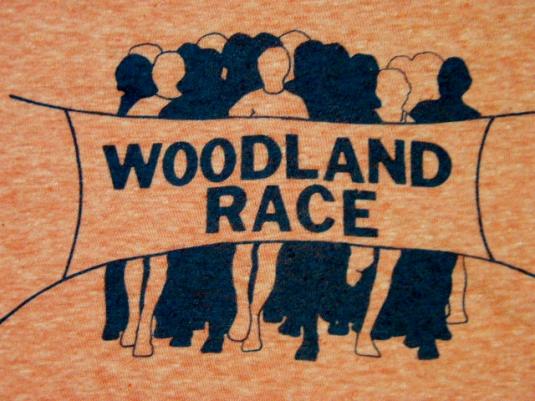 Vintage 80’s Woodland WA. Road Race Running Ringer T-Shirt