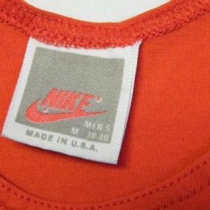 Vintage 80's 90's Nike Logo Red Tank top T-Shirt