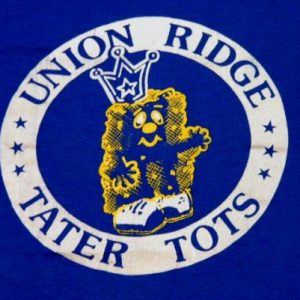 Vintage 80's Union Ridge Tater Tots T-Shirt Super Cute