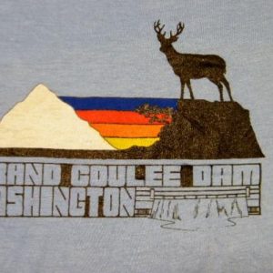 Vintage 1980's Grand Coulee Dam Washington T-Shirt