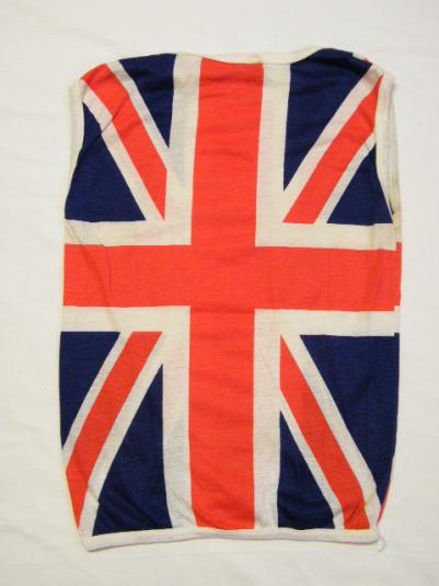 Def leppard union jack sleeveless shirt Clearance