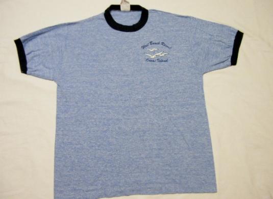 Vintage 70’s Orcas Island Beach Resort Rayon Ringer T-Shirt