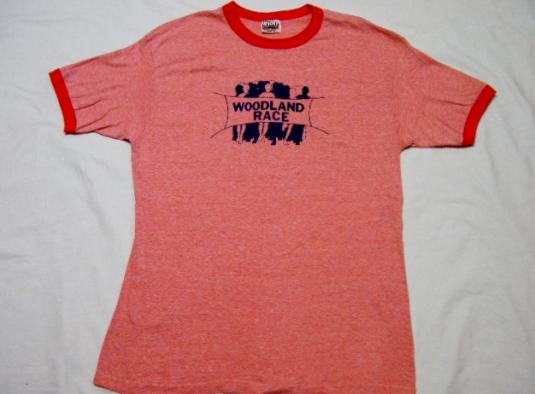 Vintage 80’s Woodland WA. Road Race Running Ringer T-Shirt