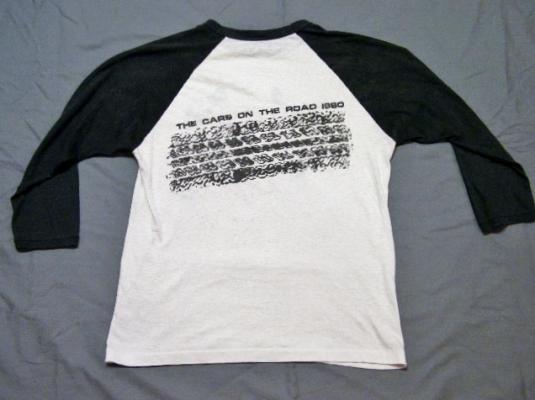 Vintage 1980 The Cars Rock Concert Tour T-Shirt