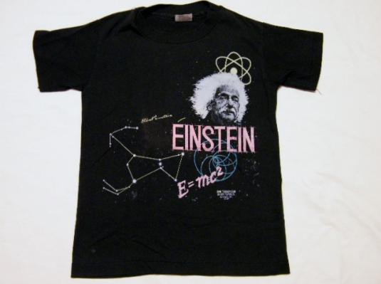 Vintage 1987 Albert Einstein E=mc2 Smithsonian T-Shirt
