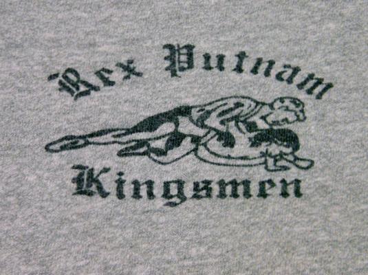 Vintage Champion Blue Bar High School Wrestling T-Shirt