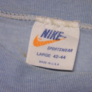 Vintage Nike 1982 Cascade Run Off Race T-Shirt Orange Tag