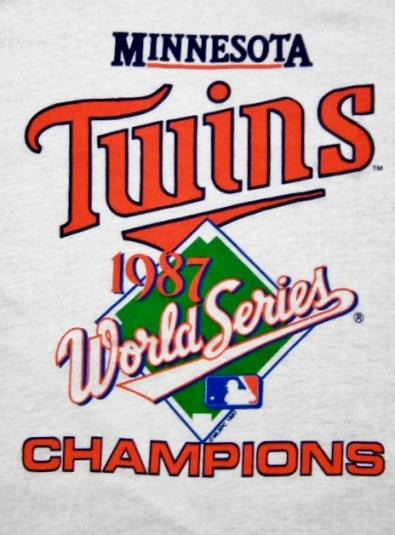 Vintage 1987 Minnesota Twins World Series Baseball T-shirt